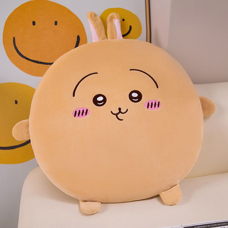 먼작귀 치이카와 오피스 방석 쿠션 의자쿠션 자동차 하치와레 우사기 - 상품 이미지