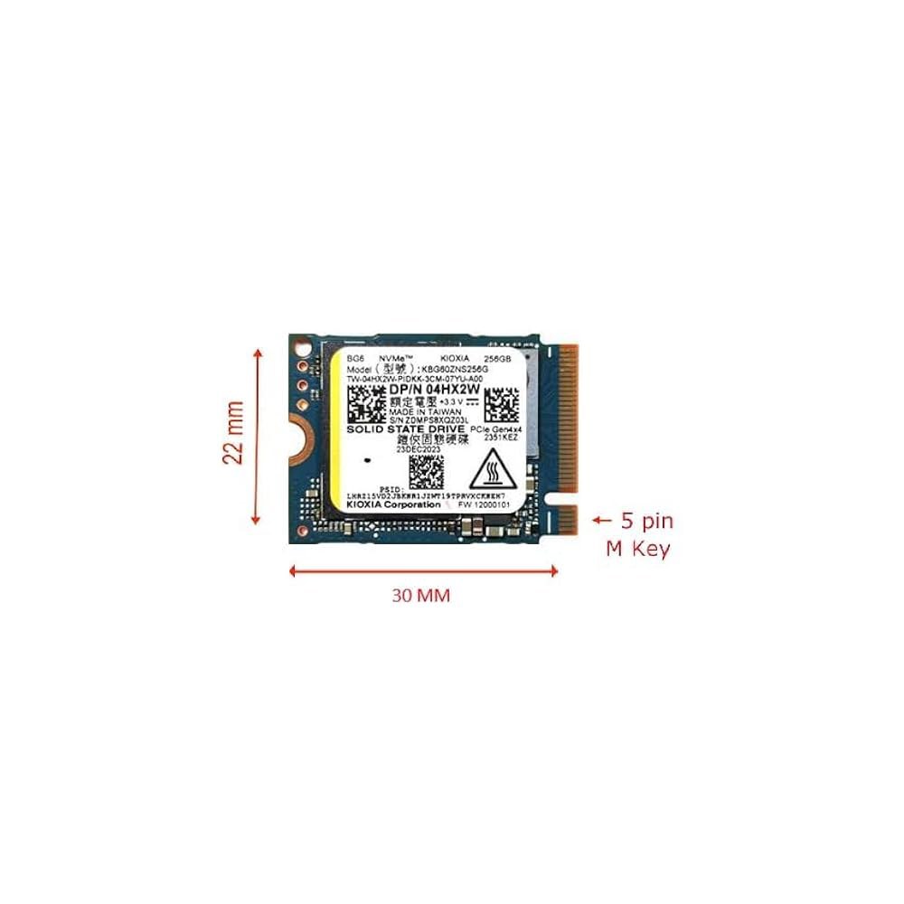 OEM 정품 Kioxi 256GB M.2 PCI-e NVME GEN4X4 SSD 내부 솔리드 스테이트 드라이브 30mm 2230 폼 팩터 M 키 스팀 - 상세 이미지 2