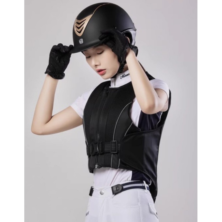 승마 조끼 안전 장비 보호복 부상방지 기사 프로텍터 승마복 블랙 S - 상세 이미지 3