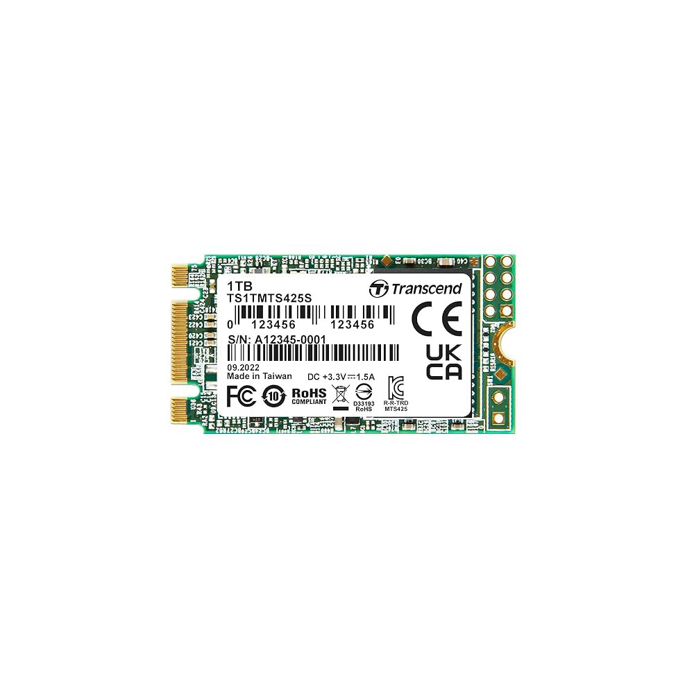 Translated MTS425 M.2 2242 SATA III SSD 1TB, 최대 550MB/s, 울트라북, 노트북, PC, 데스크톱, 3D TLC NAND 플래시 내부 솔리드 - 상품 이미지