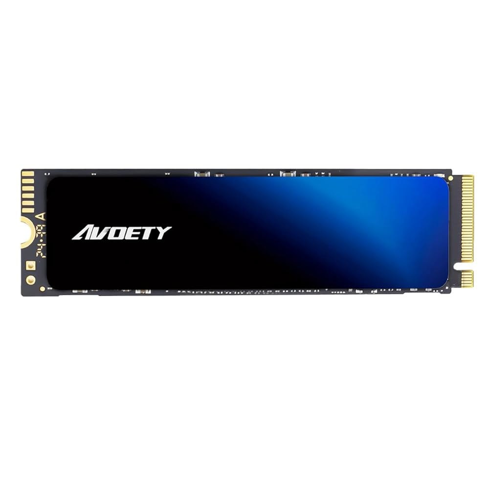 AVOETY M.2 NVMe PCIe Gen3x4 SSD 1TB, 읽기 속도 최대 3500MB/s, SLC 캐시 TLC 3D NAND 게이밍 SSD, 노트북 및 데스크톱과 호환 - 상품 이미지