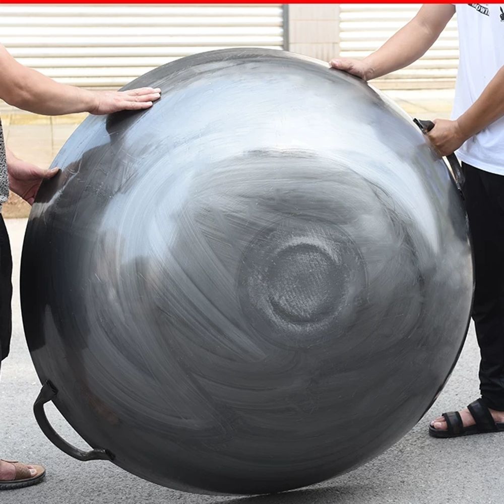 무쇠 주물팬 누룽지 초대형 가마솥 대형 웍 후라이팬 100cm A. 양손잡이 냄비 36cm - 상세 이미지 3