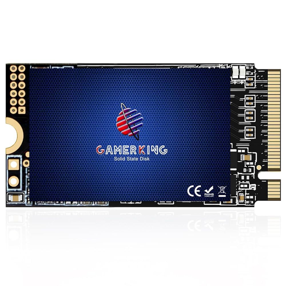 GAMERKING M.2 2242 NVMe SSD 1TB PCIe Gen3x4 3D NAND TLC 고성능 내부 솔리드 스테이트 드라이브 42mm 울트라북 데스크탑 노트북 PC - 상품 이미지