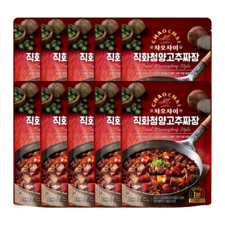 차오차이 직화청양고추짜장 180g 10개