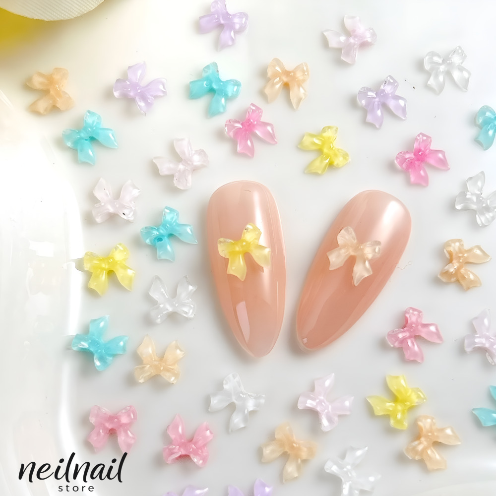 캔디팝 초미니 리본 네일파츠 5pcs - 상세 이미지 3