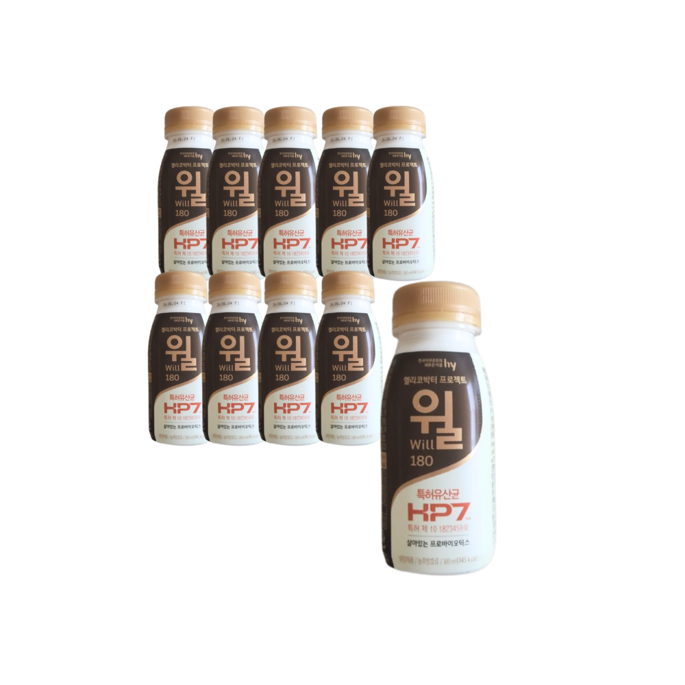 에치와이 헬리코박터 프로젝트 윌 180ml x10개입 요구르트 야구르트 - 상품 이미지