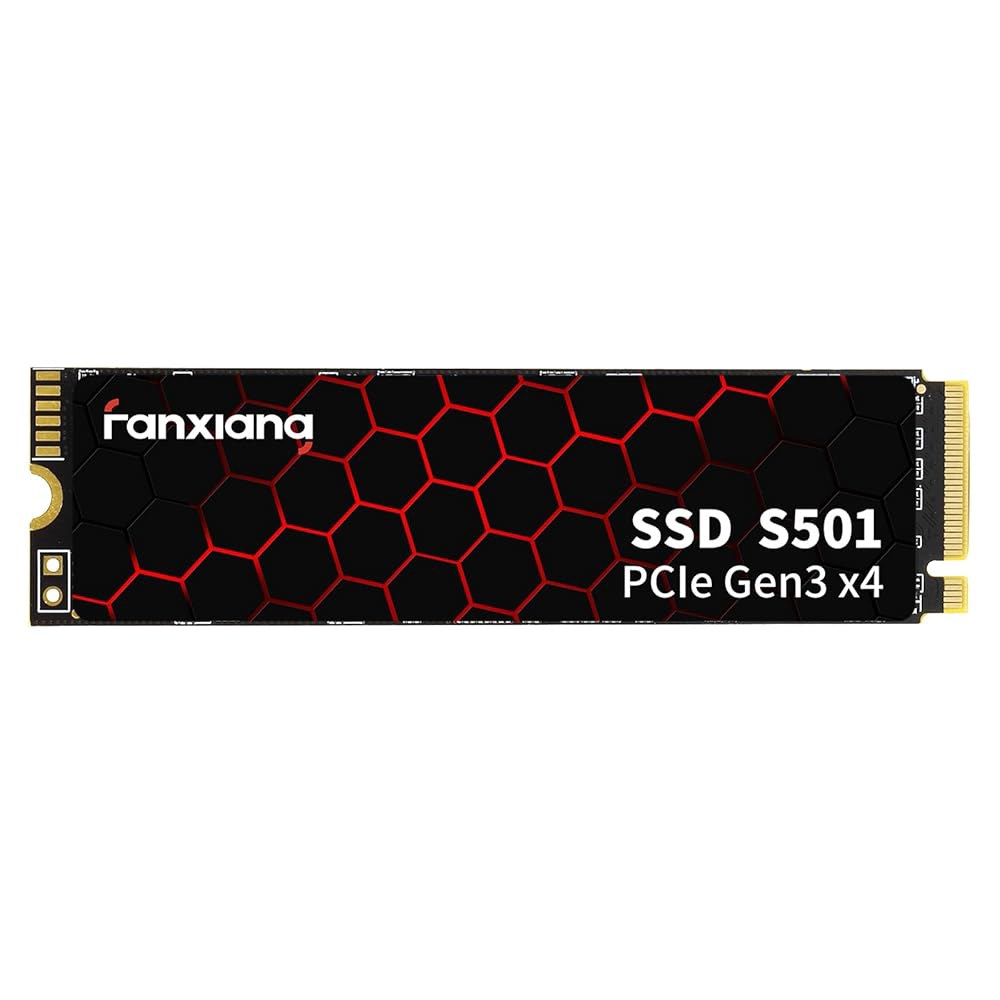 판샹 S501 256GB NVMe SSD 3D NAND1.3 PCIe Gen3x4 M.2 2280 내장 솔리드 스테이트 드라이브(읽기 속도 최대 2,050MB/s) 노트북 및 PC - 상품 이미지