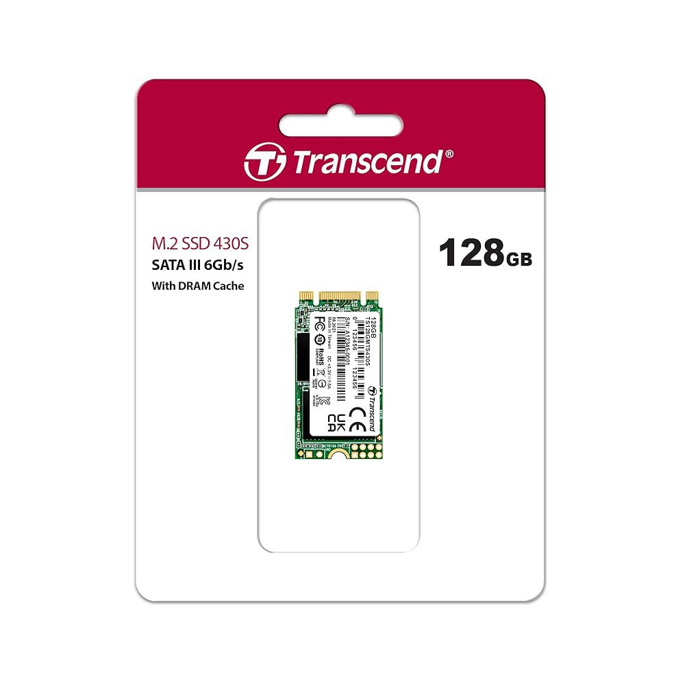 128GB M.2 2242 SATA III SSD, MTS430S B+M 키, DRAM 캐시, 최대 560MB/s, 울트라북 / 노트북 PC 데스크톱, SLC LDPC 오류 수정을 - 상세 이미지 2