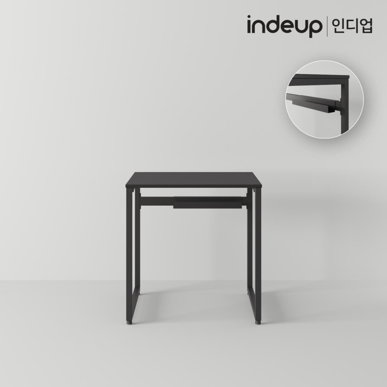 인디업 700 컴퓨터책상 1인용 미니 학생 공부방 원룸 소형 철제 노트북책상 - 상세 이미지 3