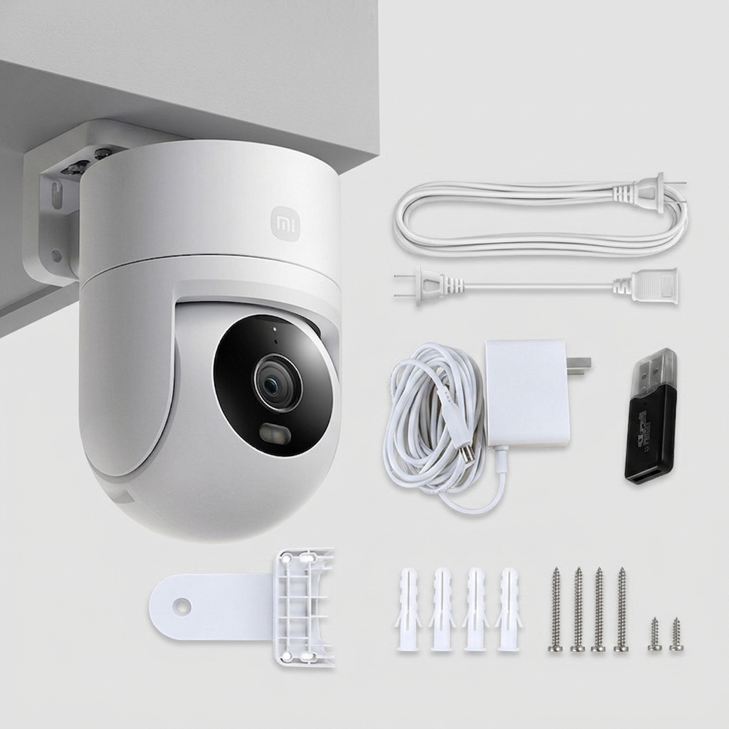 샤오미 실외 무선 CCTV 보안 감시 카메라 가정용 중국버전 아웃도어 4C 3K - 상품 이미지