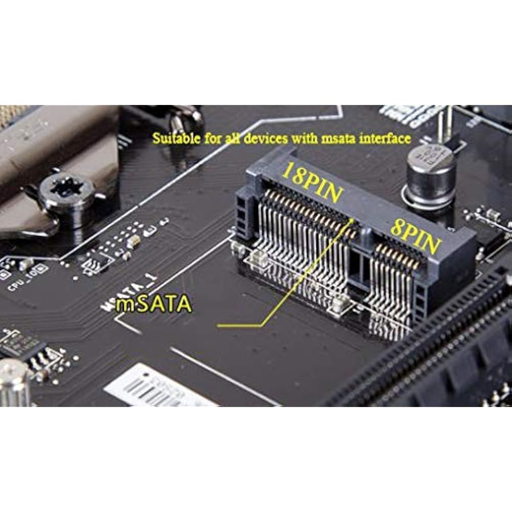도그피쉬 Msata 512GB 내장 솔리드 스테이트 드라이브 미니 SATA SSD 디스크 데스크탑 노트북용 고성능 하드 드라이브(MSATA, 512GB) - 상세 이미지 2