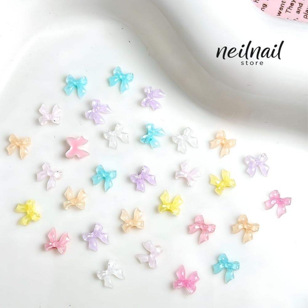 캔디팝 초미니 리본 네일파츠 5pcs - 상세 이미지 4