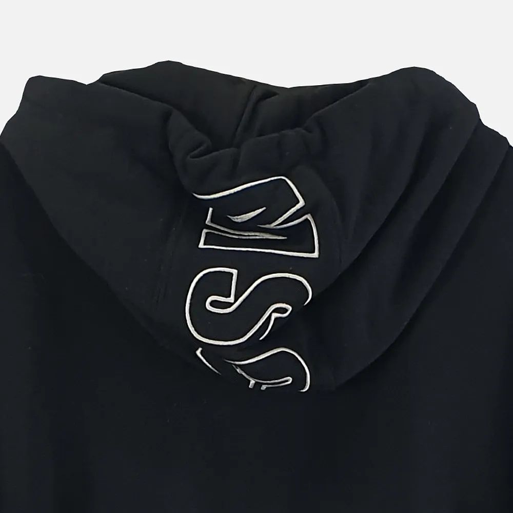 MSGM 블랙 여자 후드 집업 M N6478 - 상세 이미지 5