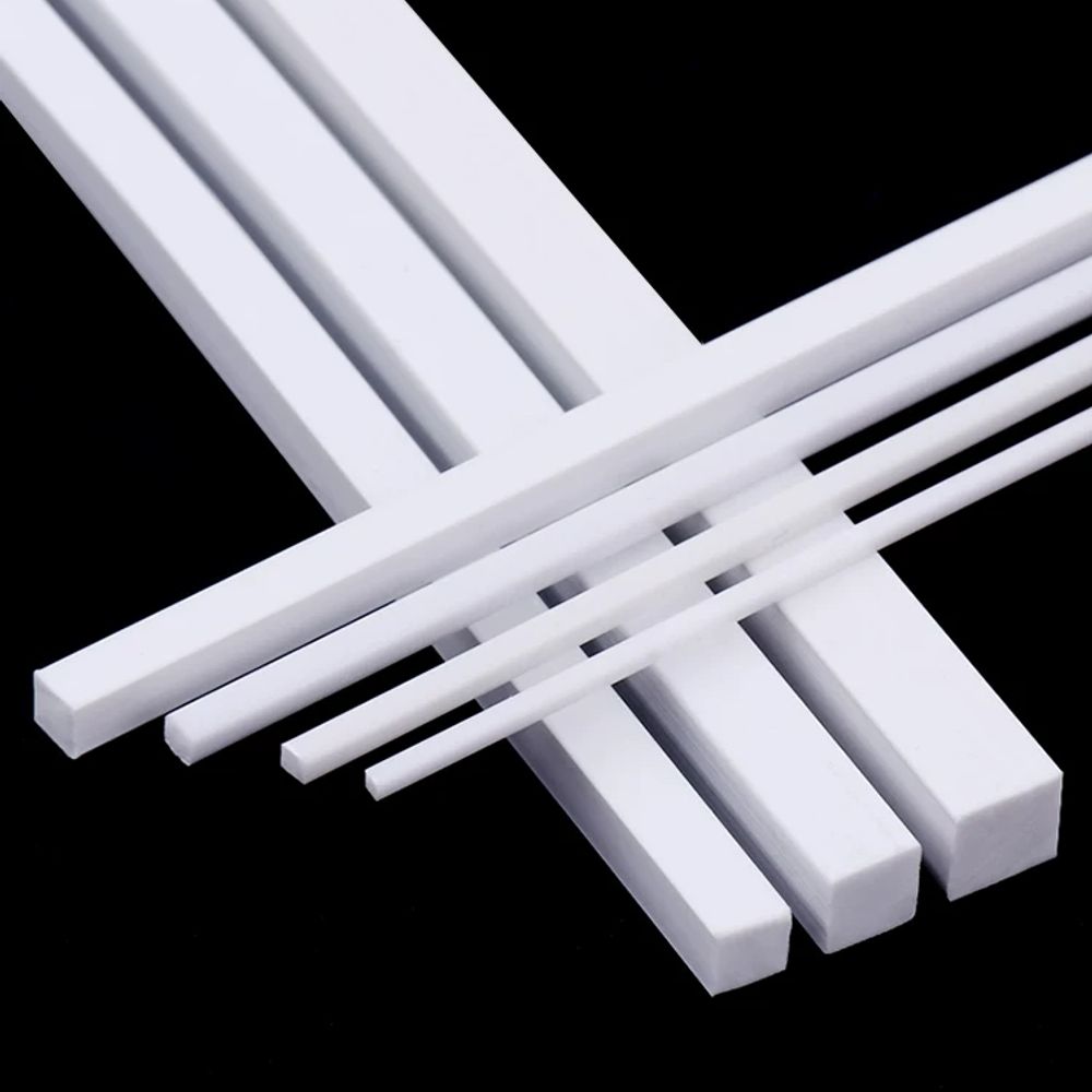 건축 모델용 ABS 흰색 사각 플라스틱 막대 A. 사각봉 1x1x500mm 20개입 - 상세 이미지 2