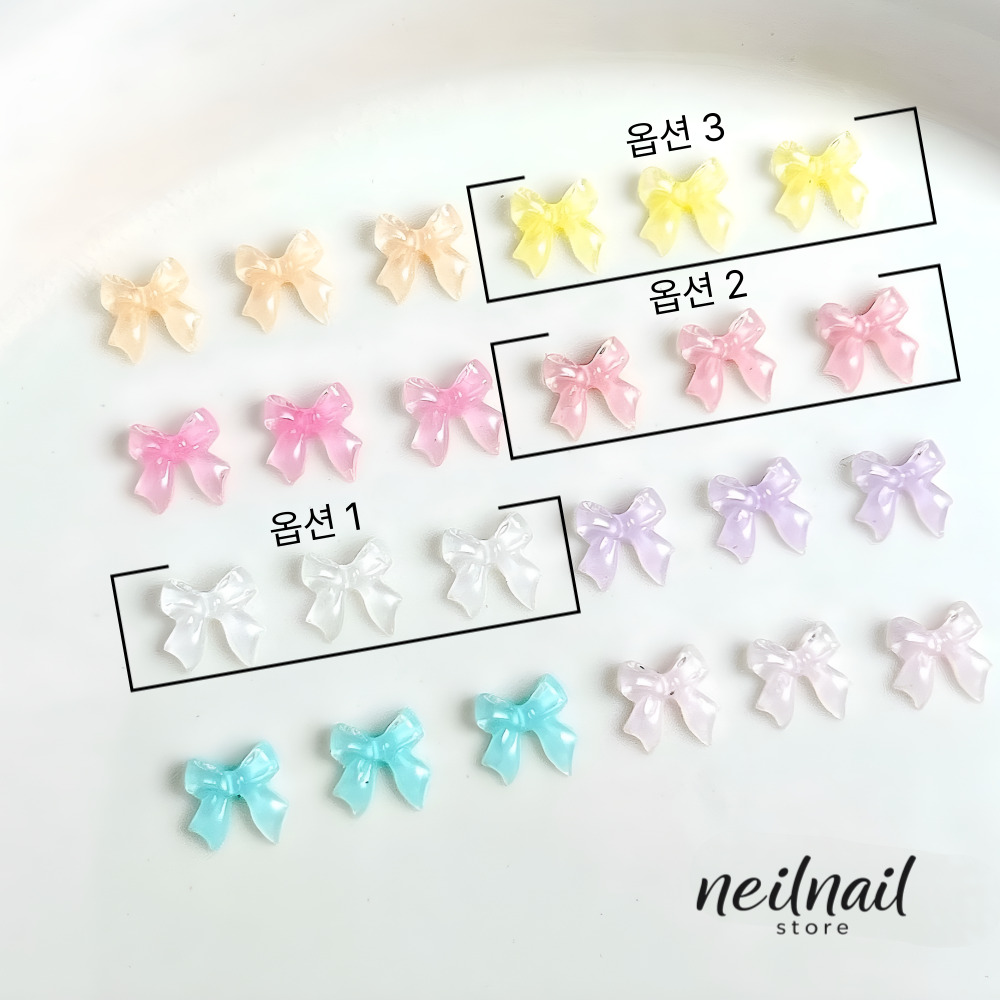 캔디팝 초미니 리본 네일파츠 5pcs - 상세 이미지 5