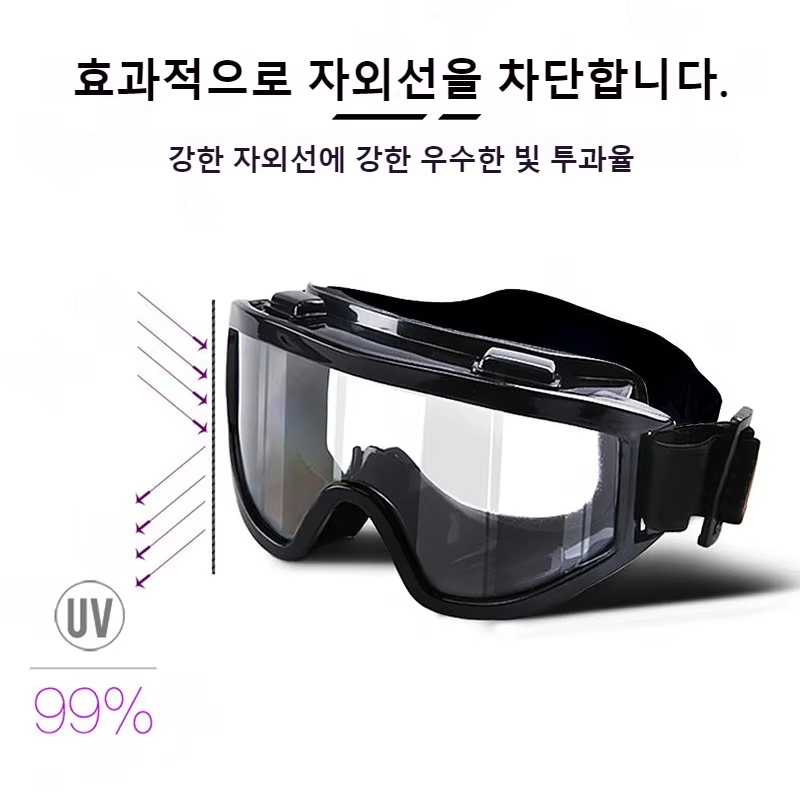 안경 위 착용 오토바이 라이딩 고글 자전거 오프로드 방풍 고글 보안경 이미지 6