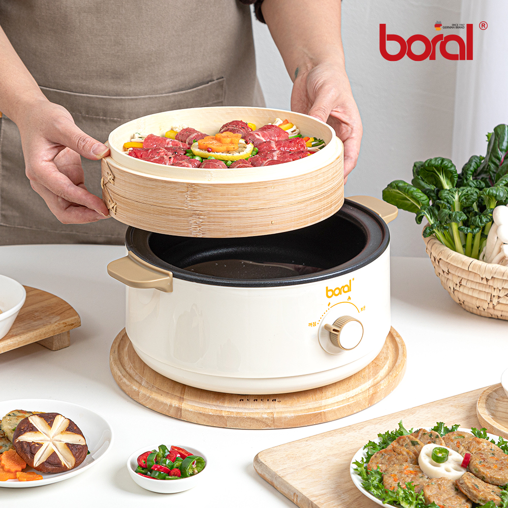보랄 더 셰프 대나무 찜기 & 멀티쿠커 BR-P200L - 상세 이미지 5