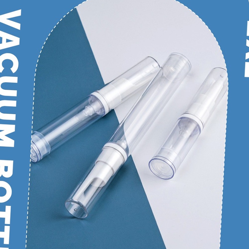 펌프식휴대용공병 재사용가능아이크림소분진공공병 휴대간편소분용기 5ml - 상품 이미지