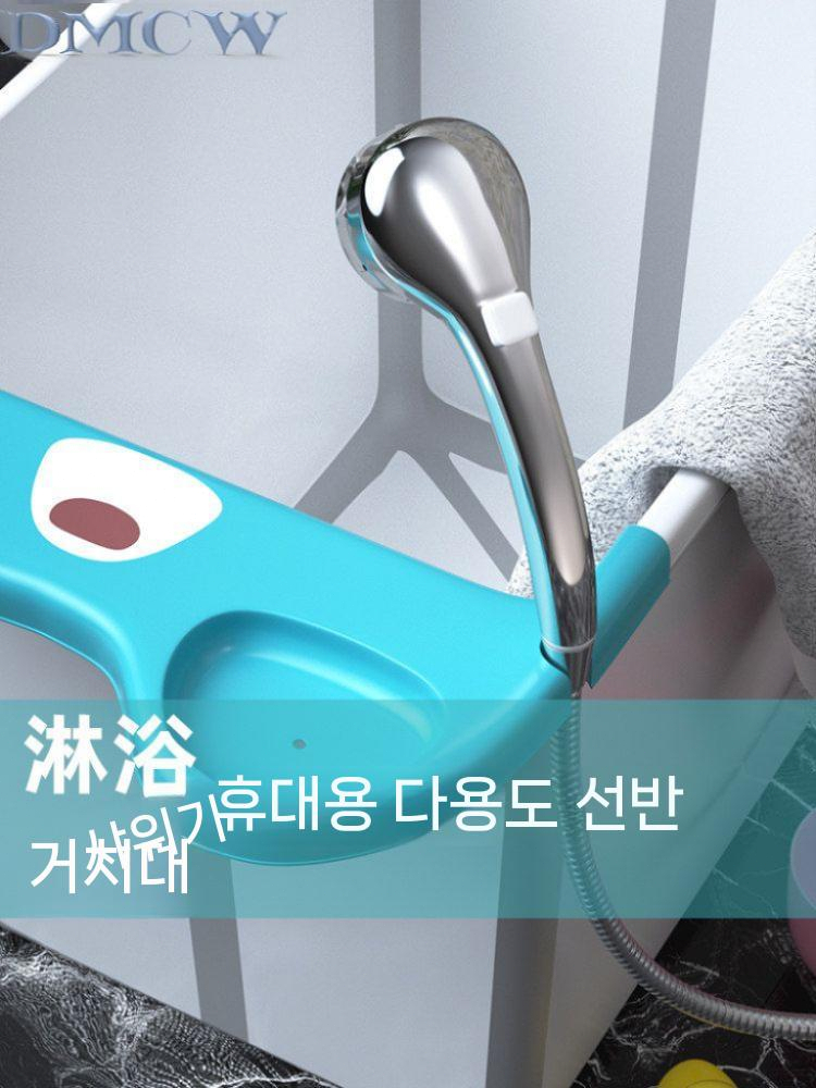 반신욕 접이식욕조 가정용욕조 공간절약 홀로사우나 목욕통 블루 - 상세 이미지 5