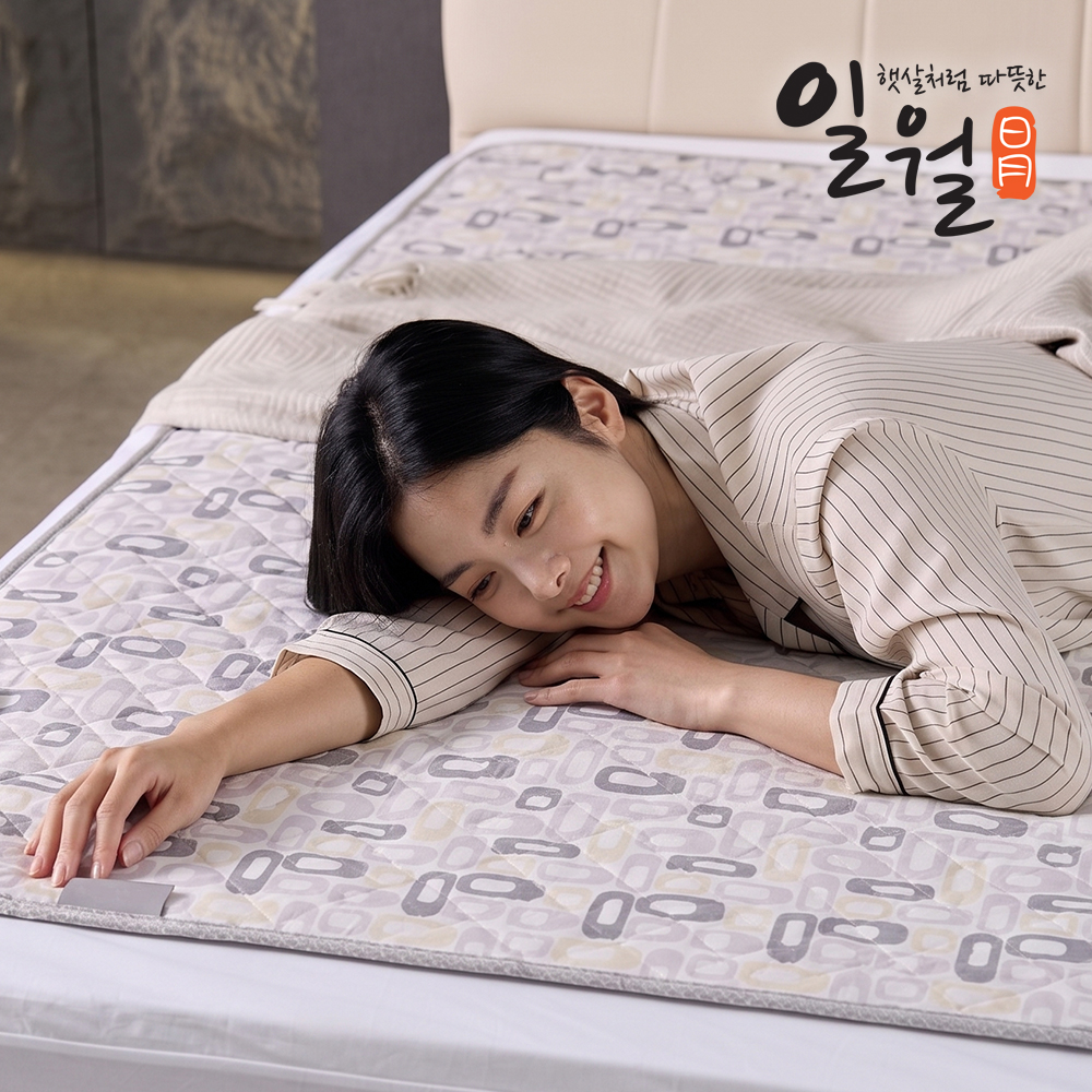 일월 전기매트 세라플로우 기모 극세사 초절전형 워셔블 카본 탄소 카본매트 싱글 - 상세 이미지 5