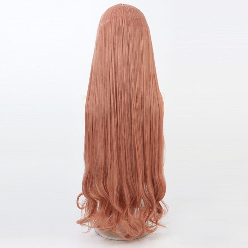85cm 라피 코스프레 가발 니케 핑크 오렌지 브라운 내열성 합성 머리 할로윈 + 모자 - 상세 이미지 5