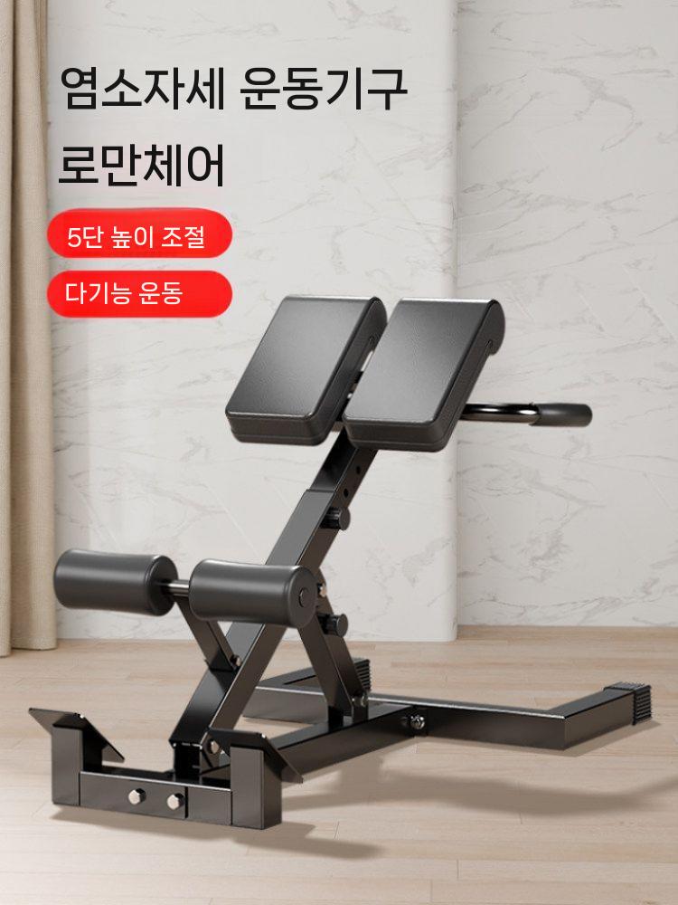 백익스텐션 척추 기립근 옆구리 홈짐 홈트 운동기구 기본형 - 상세 이미지 3