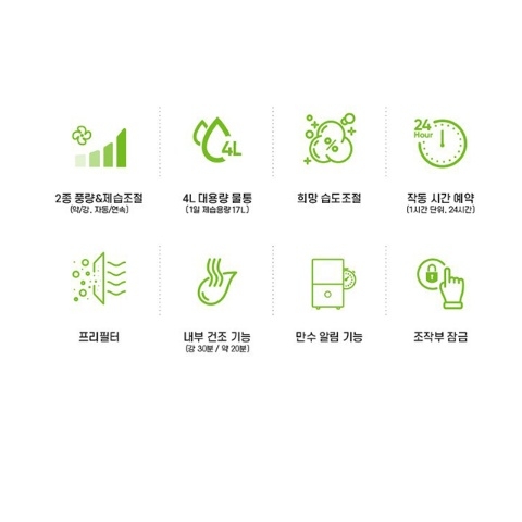 신일 가정용제습기 17리터 원룸 옷방 건조 습기제거 미니제습기 - 상세 이미지 4