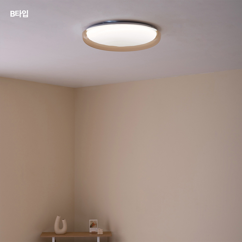 LED 플래차 방등 60W 주광색6000K 거실안방 천장 달빛 피피엘 B타입 - 상세 이미지 4