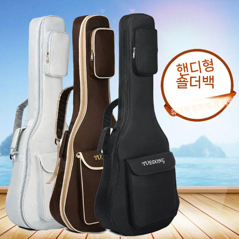 기타가방 기타 케이스 경량 가방 악기 현악기 휴대용 보관 38/39인치 브라운 - 상세 이미지 4