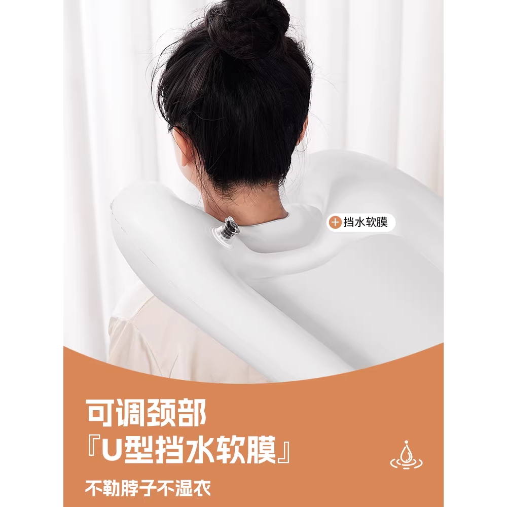 머리감기 튜브 노인 침대 요양원 샴푸캡 환자용 목욕 목튜브 펌프 - 상세 이미지 4