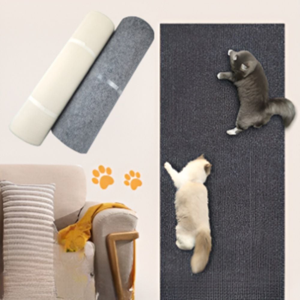 고양이 스크래쳐 벽지 보호 시트 부착식 카페트 40cm x 2M K495 - 상품 이미지