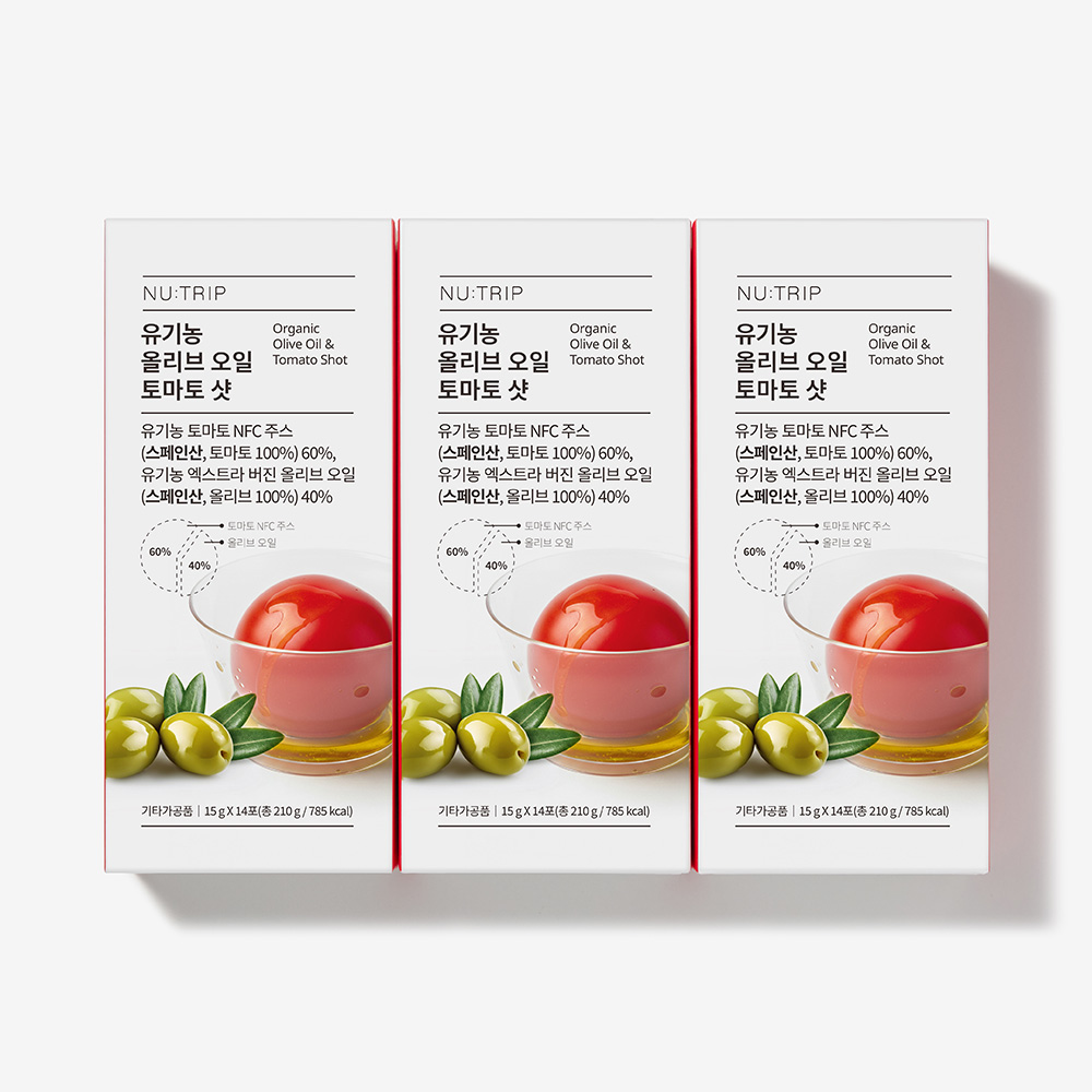 스페인산 유기농 엑스트라버진 올리브오일 스틱 토마토 올토샷 라이코펜 14포, 3개 - 상품 이미지