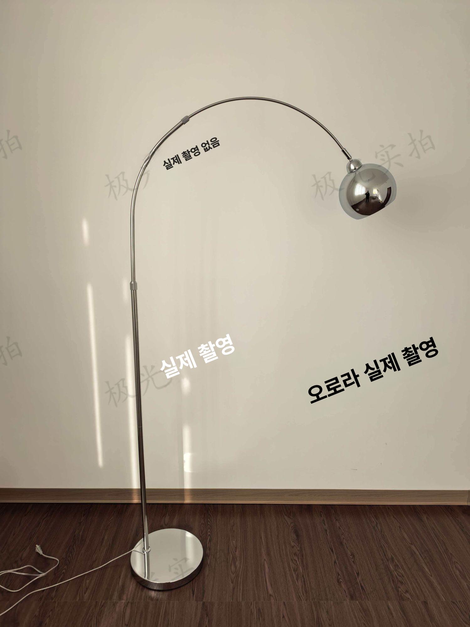 활장스탠드 거실 플로어 조명 장스탠드 인테리어 무드등 블랙 삼색 조광 - 상세 이미지 2