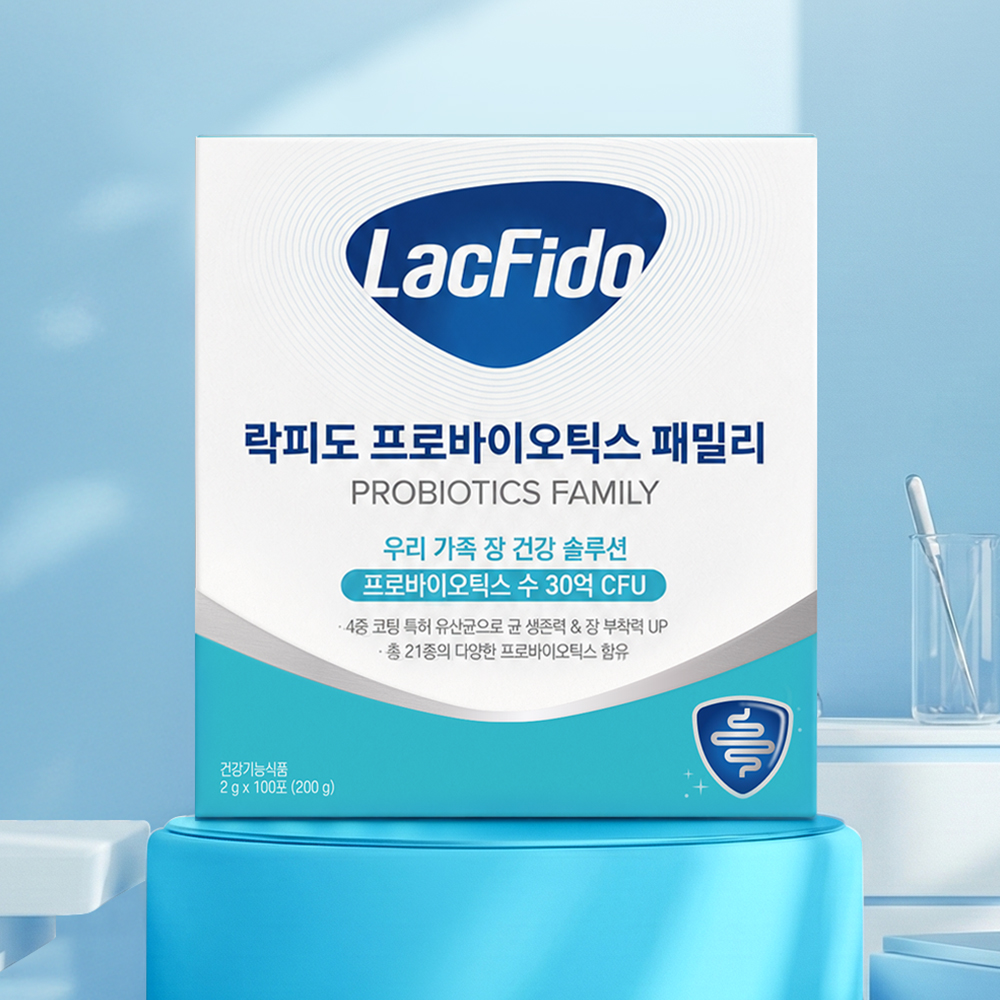 락피도 프로바이오틱스 온가족 유산균 패밀리 30억CFU 2g 100포, 1개 상품 이미지