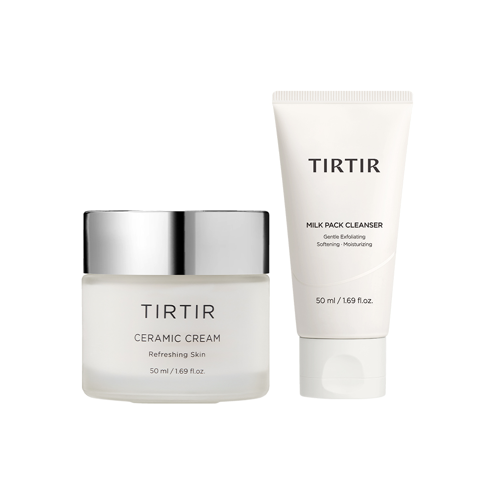 티르티르 도자기 크림 50ml + 밀크 팩 클렌저 50ml - 상품 이미지