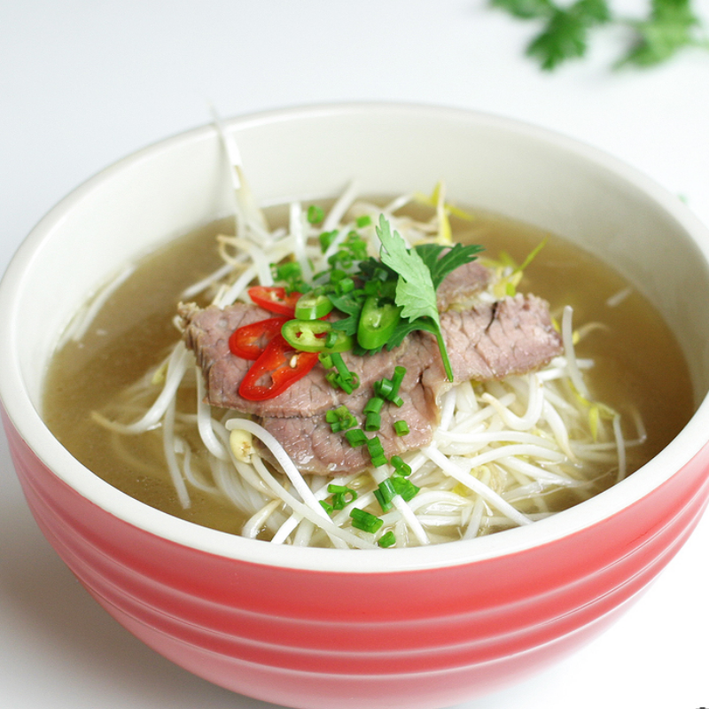 자연가득 수북 숙주 담백 육수 양지 쌀국수 790g 2인분 - 상세 이미지 2