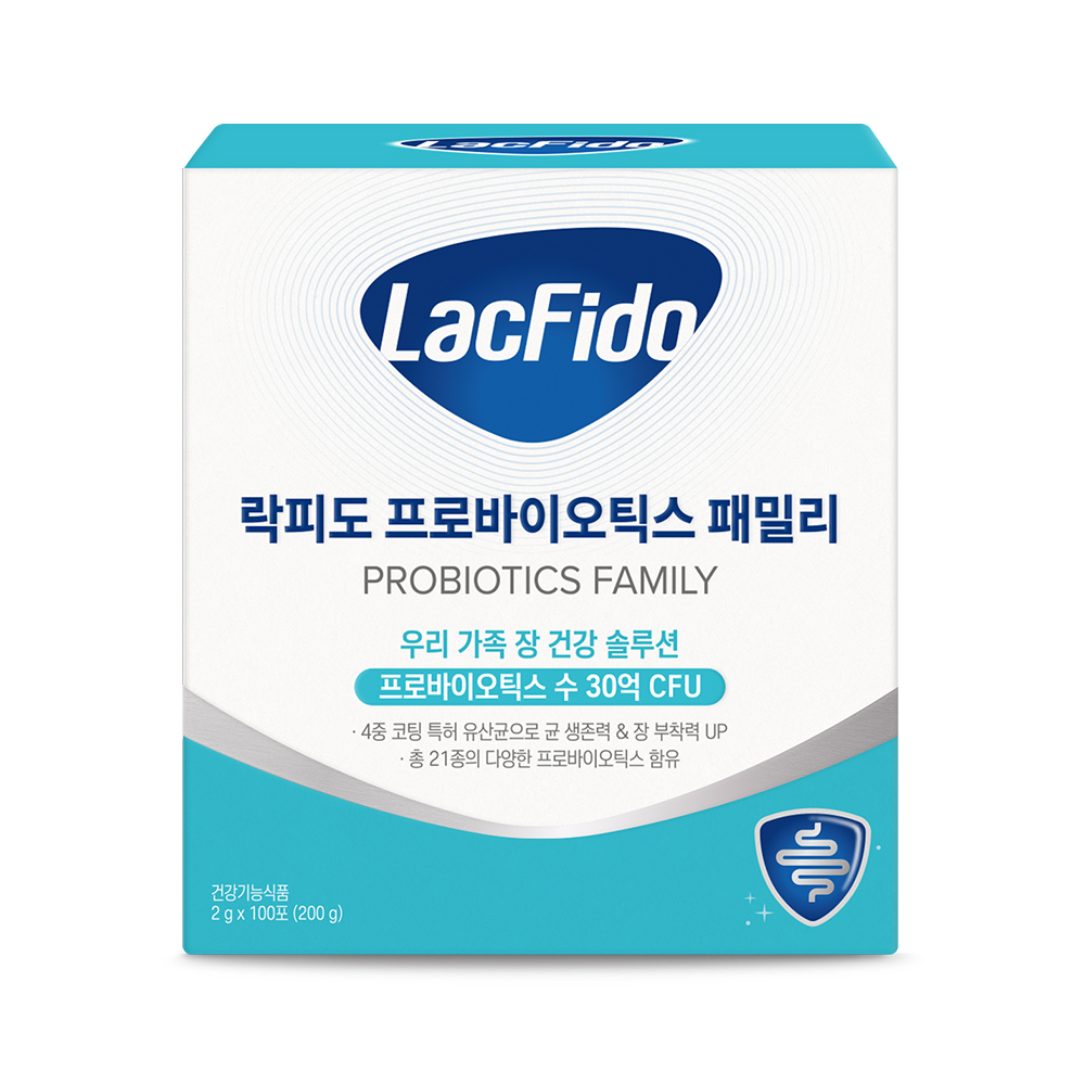 락피도 프로바이오틱스 온가족 유산균 패밀리 30억CFU 2g 100포, 1개 상품 이미지