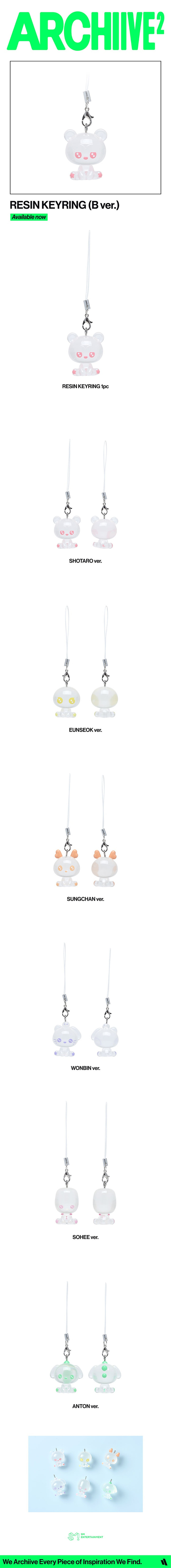 RIIZE Resin Keyring B ver — RIIZE