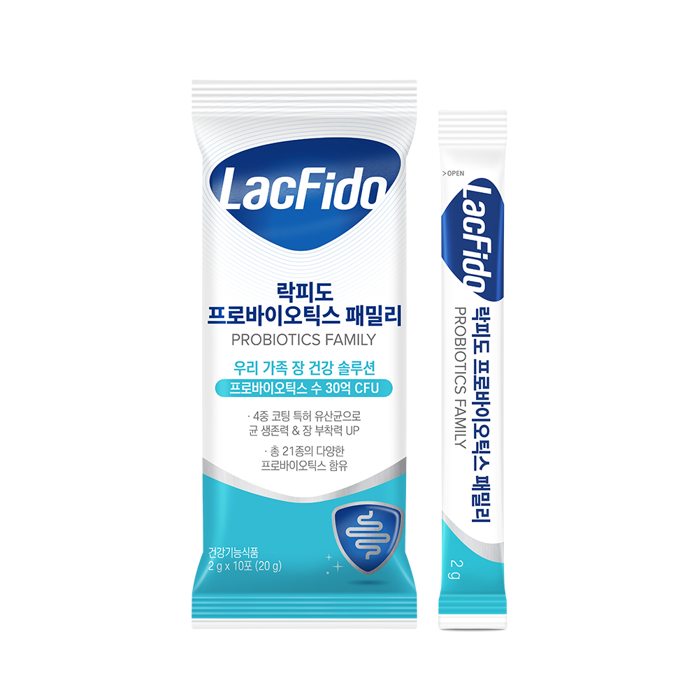 락피도 프로바이오틱스 온가족 유산균 패밀리 30억CFU 2g 100포, 1개 상품 이미지