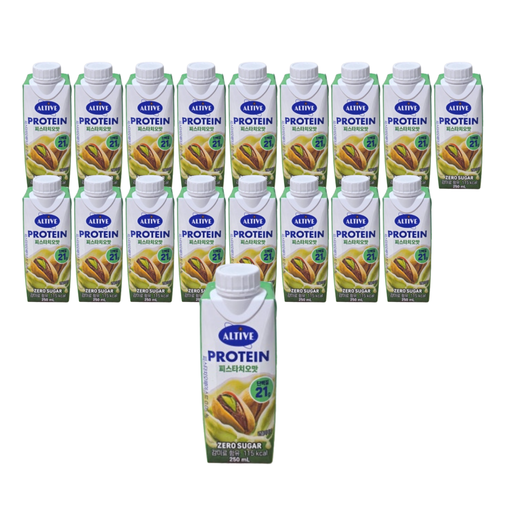 얼티브 프로틴 피스타치오 250ml x18입 (1박스) 단백질음료 - 상품 이미지
