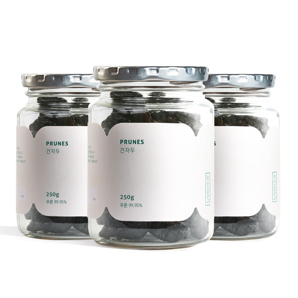 착한습관 푸룬 건자두 말린 건 자두 250g, 3개 - 상품 이미지