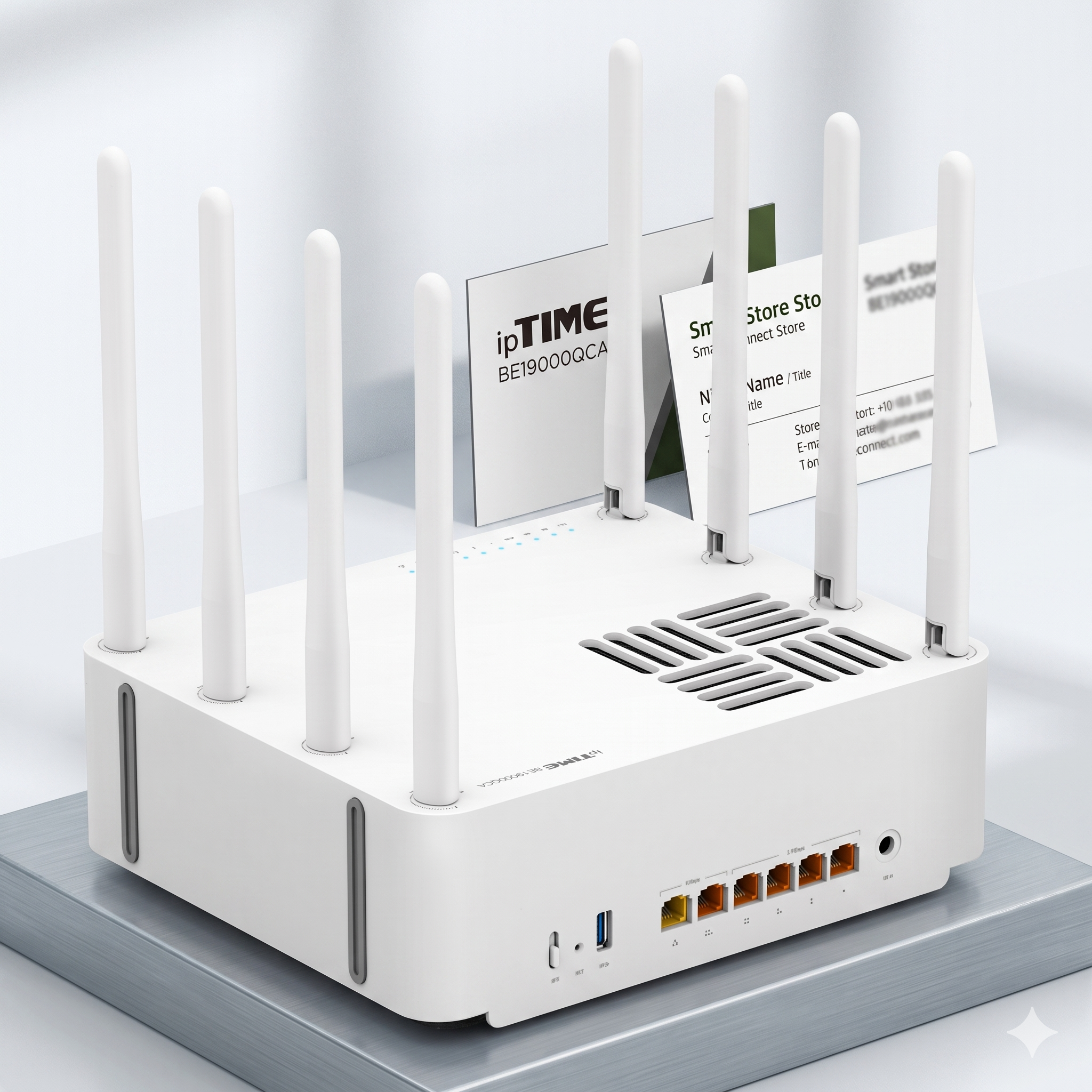아이피타임 BE19000QCA BE급 WIFI7 대용량 초고속인터넷 유무선공유기 - 상품 이미지