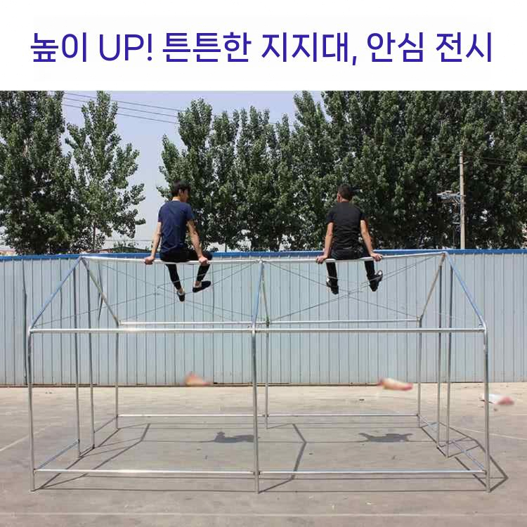 창고형텐트 조립식 텐트 야외 천막 방수 방한 막사 카모 2x3m - 상세 이미지 3