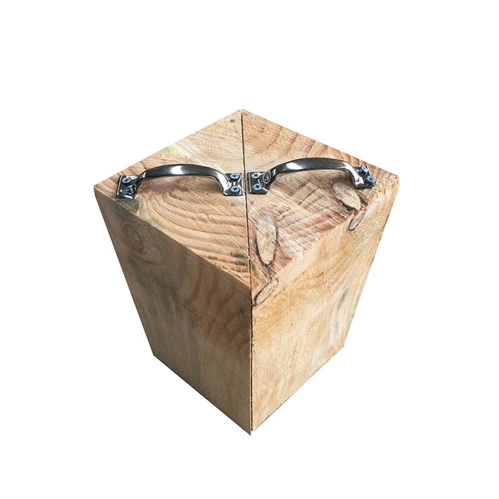 화물차 고임목 나무 받침목 대형 덤프 전용 20X12X1 B. 20x12x12cm 중소형차 - 상세 이미지 5