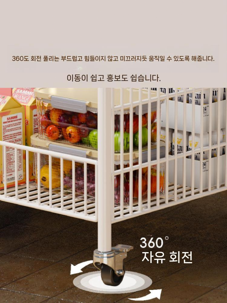 이동식 접이식 매대 철제 행사용 편의점 경량 판촉대 이미지 6