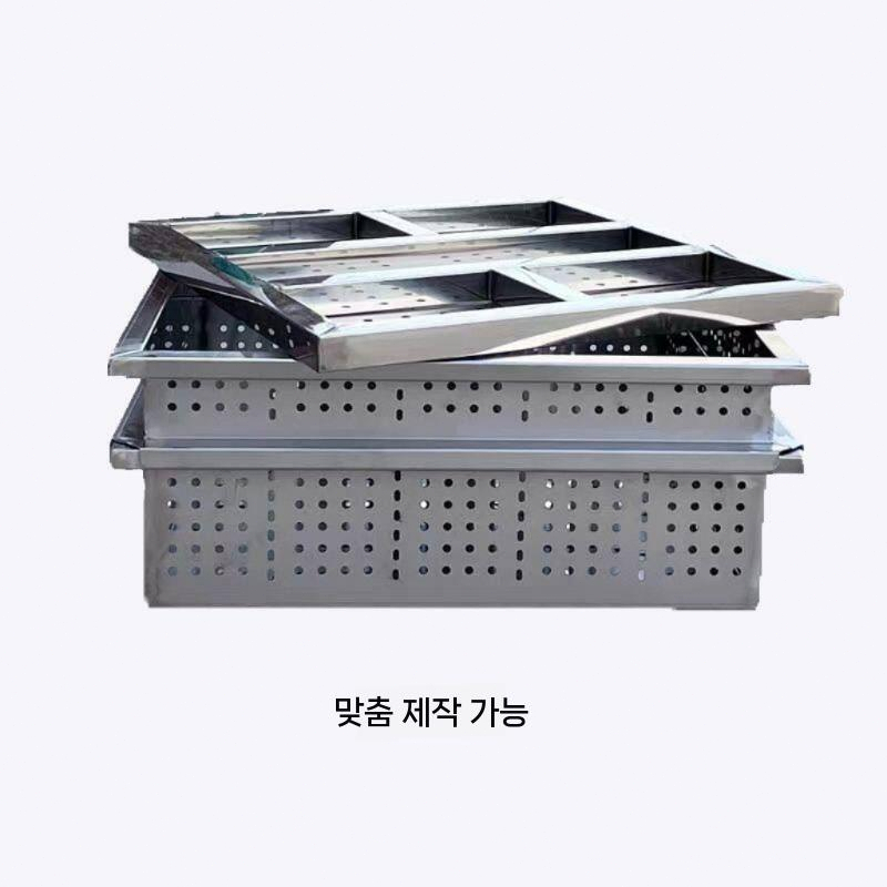 두부틀 스텐 프레임 두부 바닥판 누름틀 업소용 43x43x18cm - 상세 이미지 2