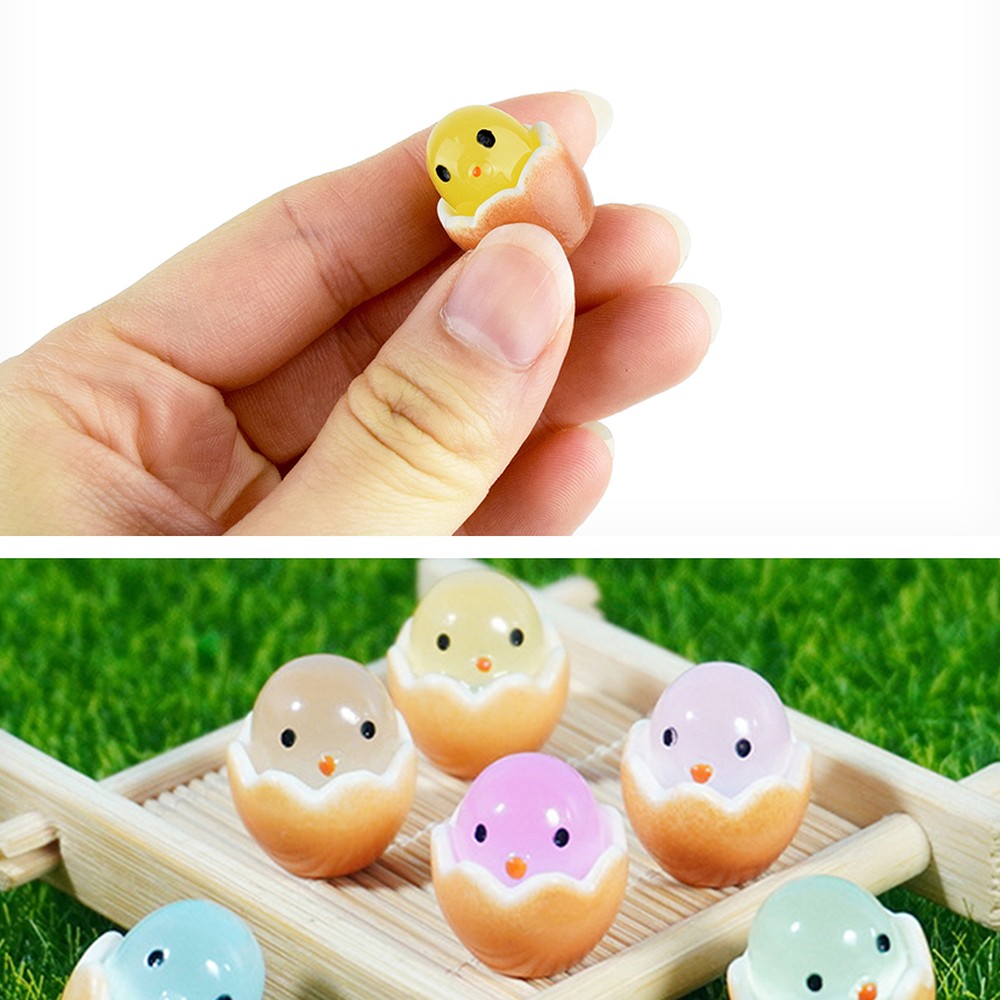 책상소품어두운곳병아리장식 선반데코야간용야광병아리 올망졸망인테리어소품야광장식품 - 상품 이미지