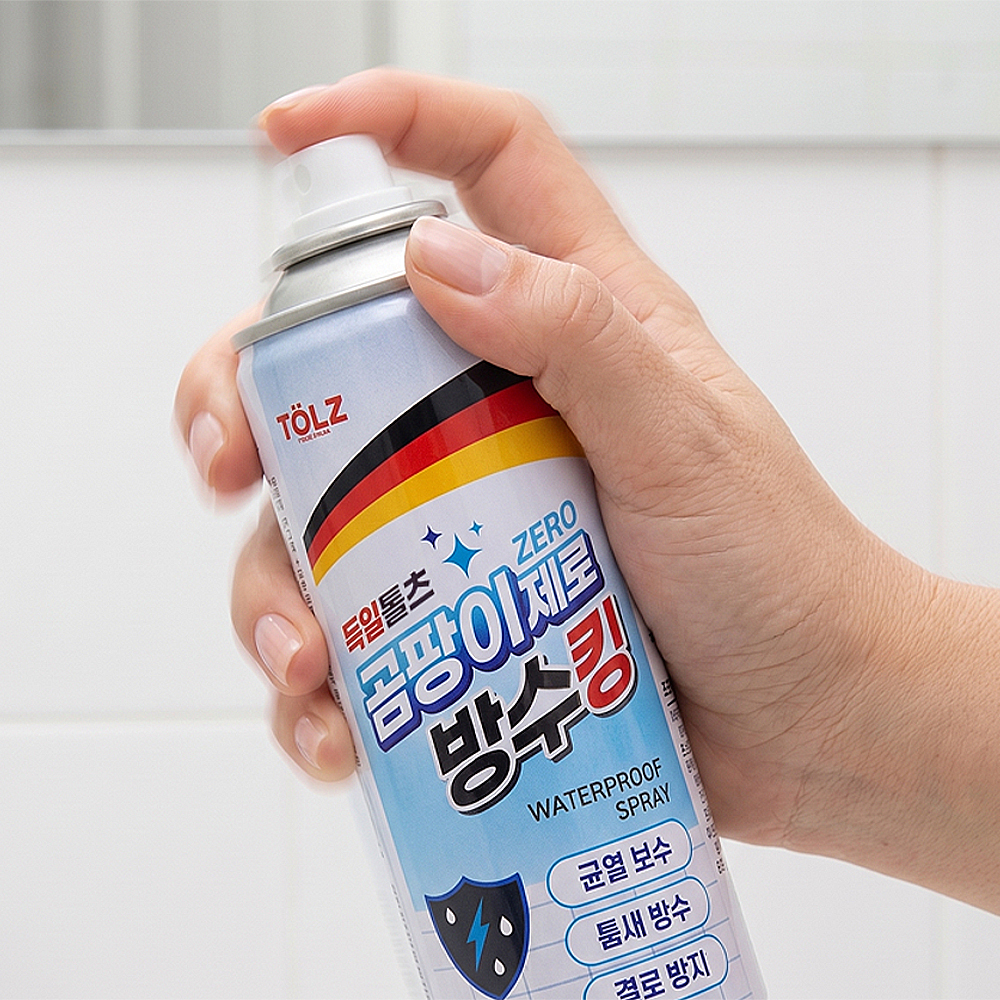 독일 톨츠 곰팡이제로 방수킹 3통 투명 화이트 방수스프레이 누수 코팅제 곰팡이 방지 보수 상품 이미지