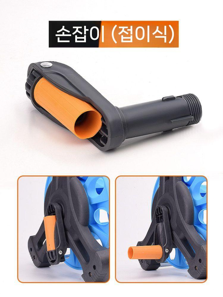 릴호스 호스릴 워터호수 스프링 수도꼭지 베란다 가정용 청소 노즐 - 상세 이미지 4