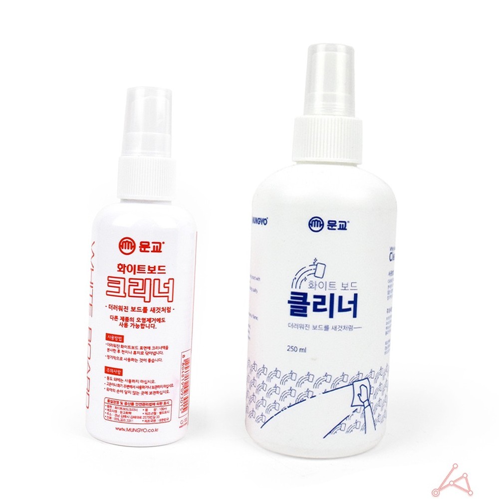 냄새적음화이트보드크리너 스프레이형전자제품세정보드클리너 탁월한세정력 100ml - 상품 이미지
